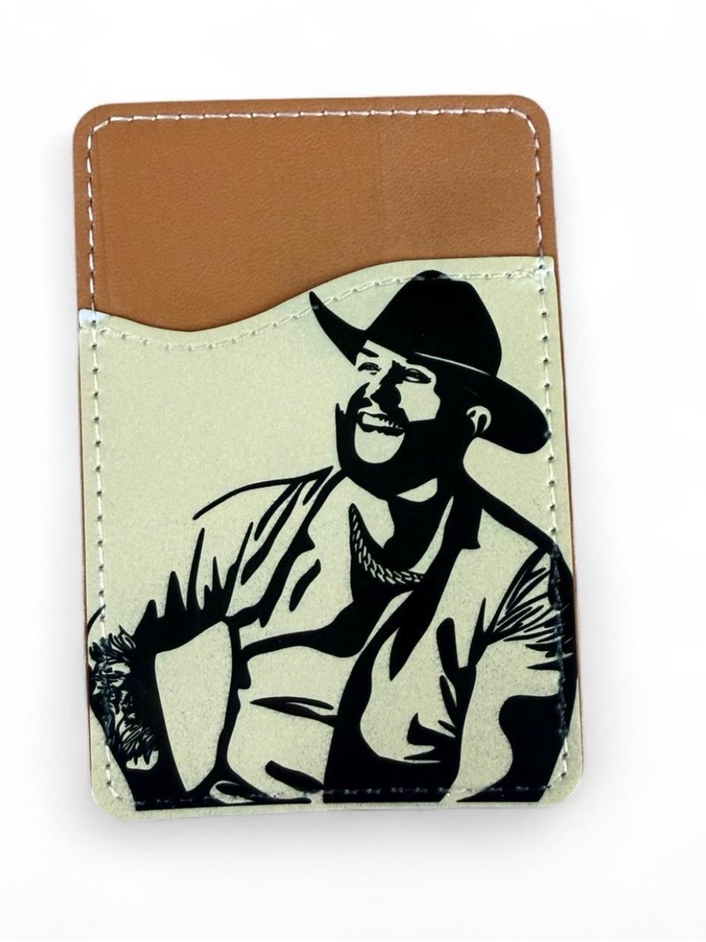 Carin Leon Regional Mexican Singer Faux Leather card Wallet Card Sleeve